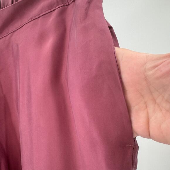 Athleta Cam Cool Plum Lounge Pant WMNS Large Sleep Ware Wide Leg Tawny Rose High - Picture 8 of 10